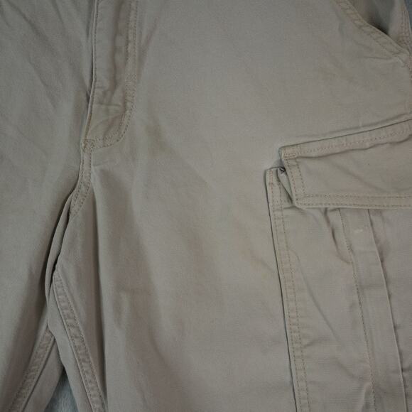 Carhartt Cargo Shorts Mens 36x10.5 Tan Relaxed Fit 103542-232 Rugged Flex - Picture 3 of 15